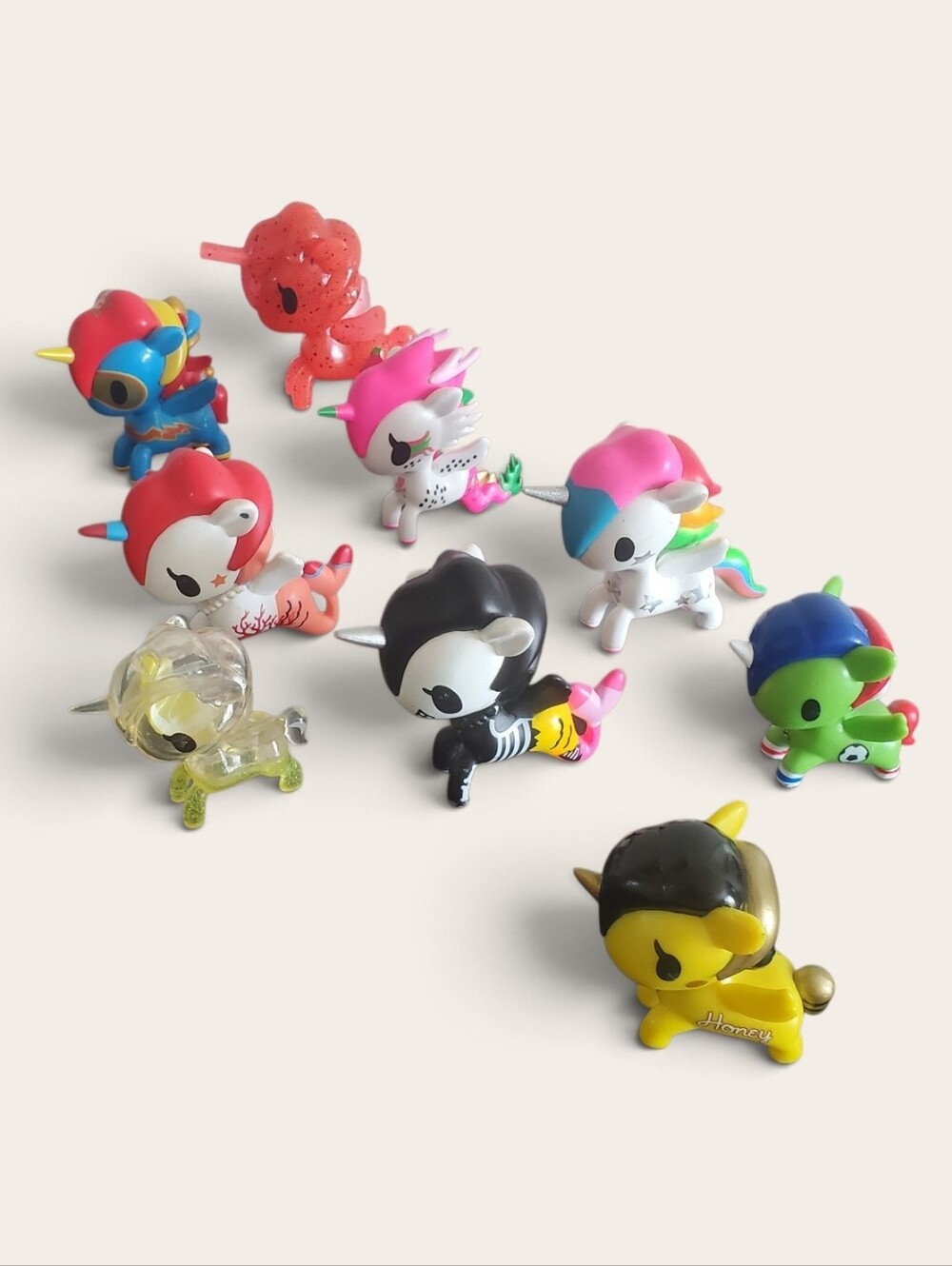 Tokidoki Unicorno & Mermicorno Vinyl Figure Lot - Set of 9 Kawaii Collectibles - Picture 2 of 6